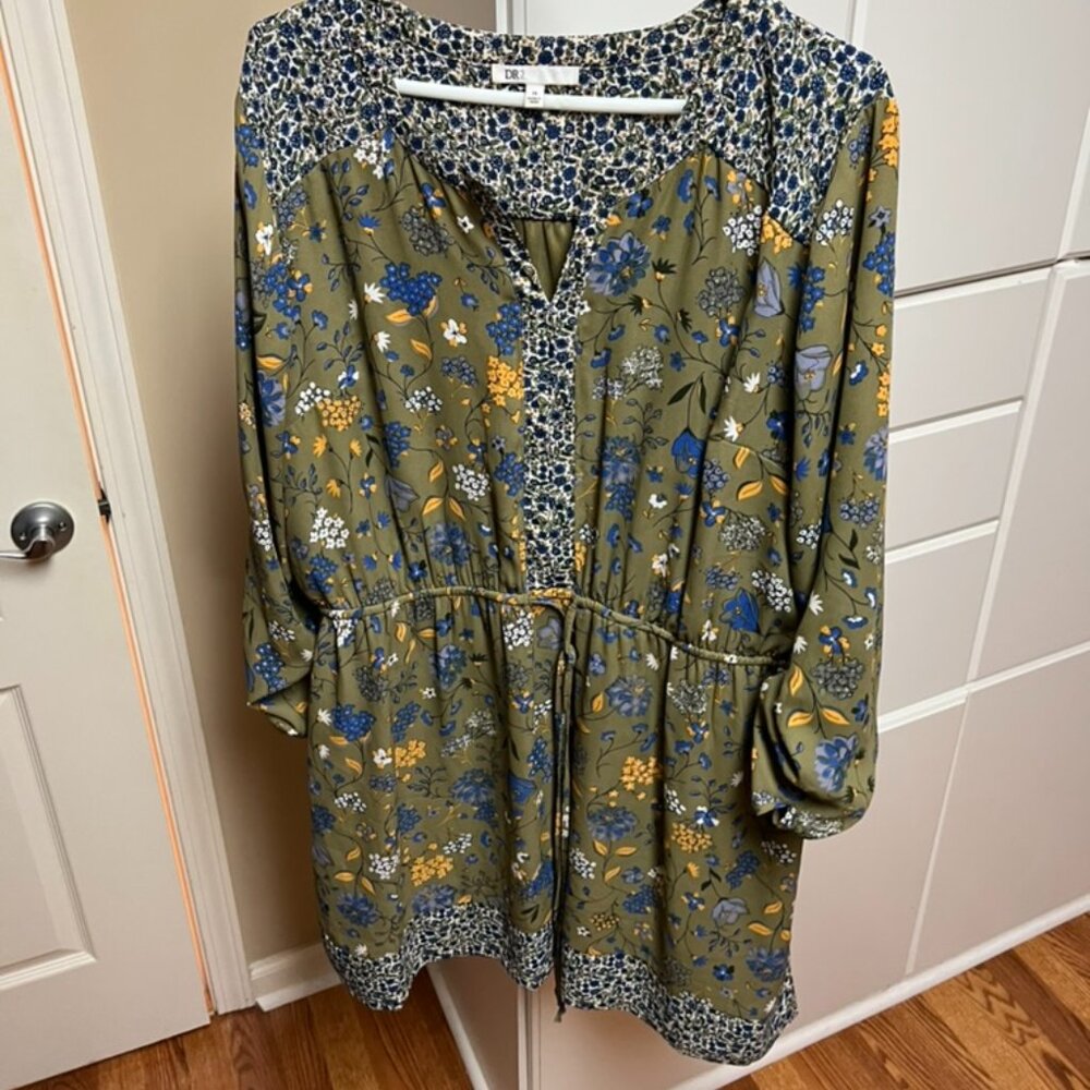DR2 Green Long Sleeve Dress